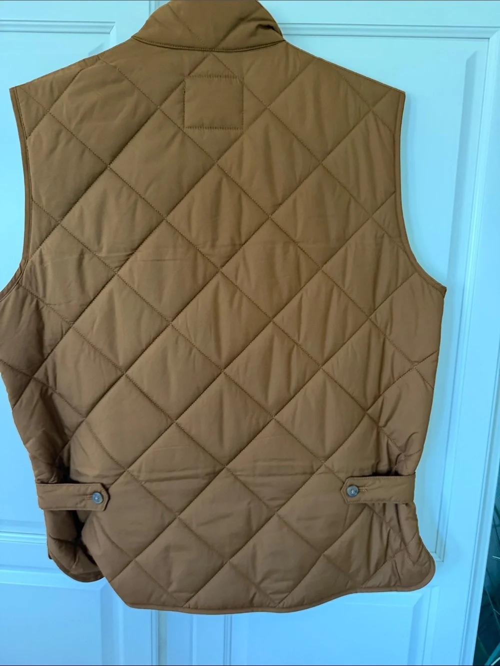 J. Crew Quilted Chestnut Brown Men's Vest